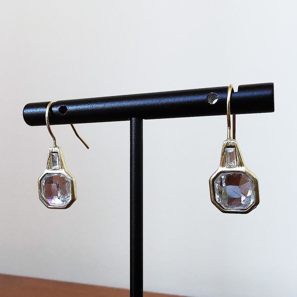 Matte Gold Lia Sophia Dangle Earrings - Picture 13 of 15